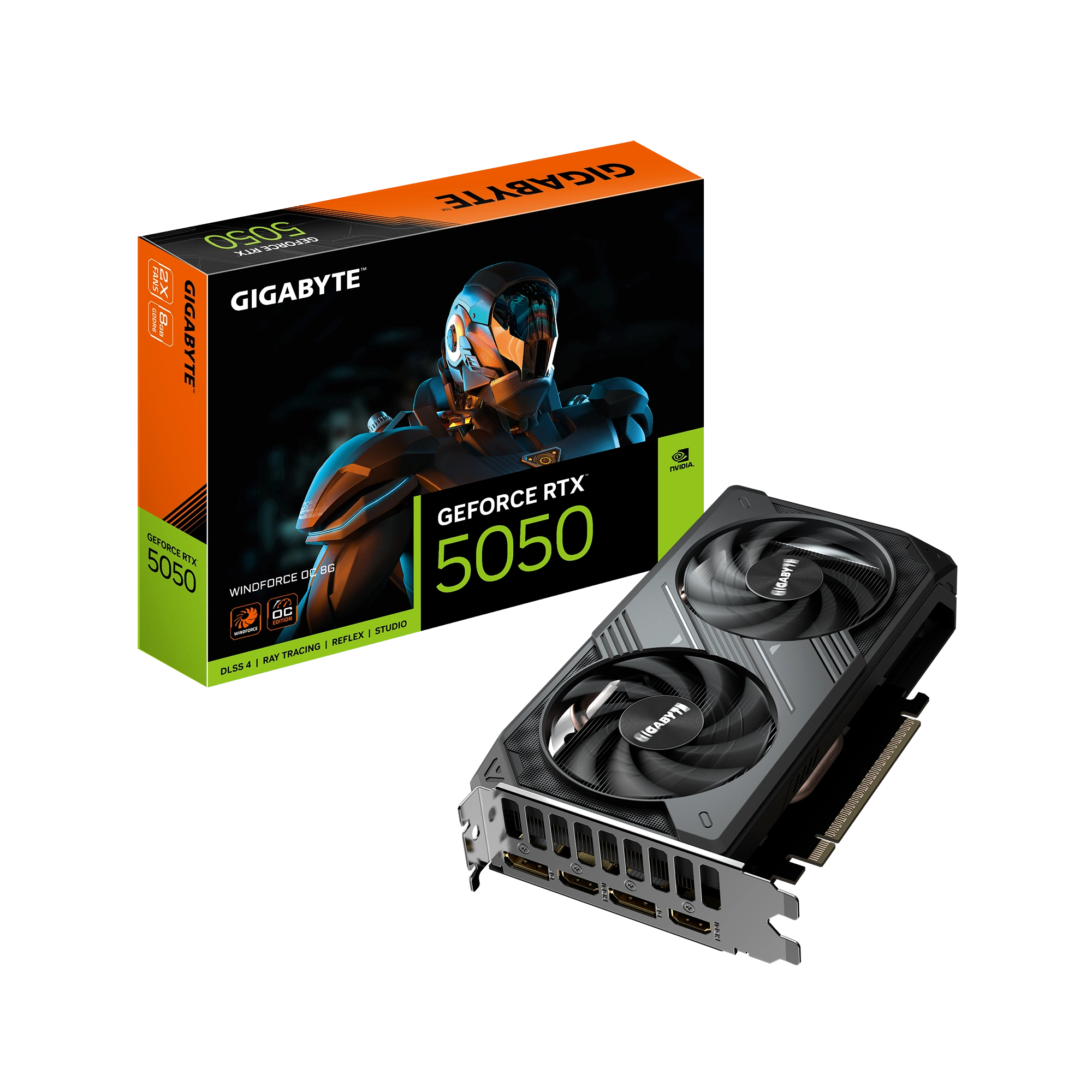 GPU RTX 5050 8GB GIGABYTE WINDFORCE OC